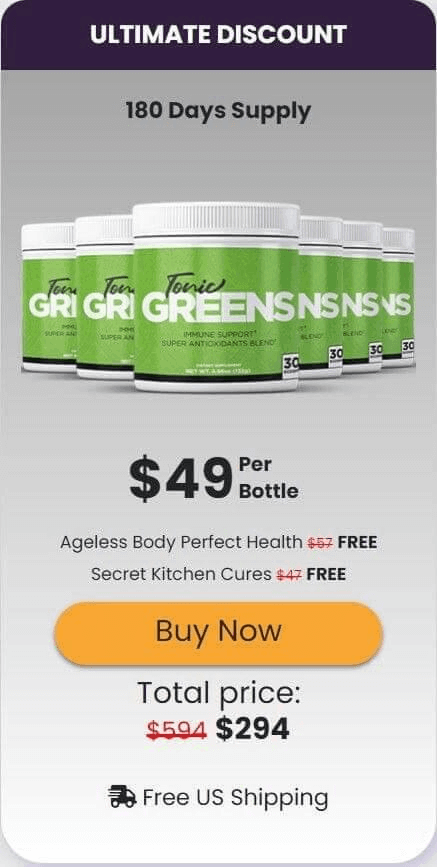 Tonic Greens bottle 6